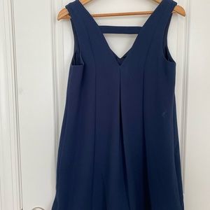 Navy mini dress- A line from a boutique !